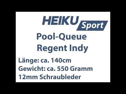 Pool-Queue Indy mit 12mm Schraubleder