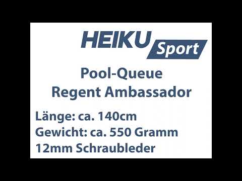 Pool-Queue Ambassador mit 12mm Schraubleder